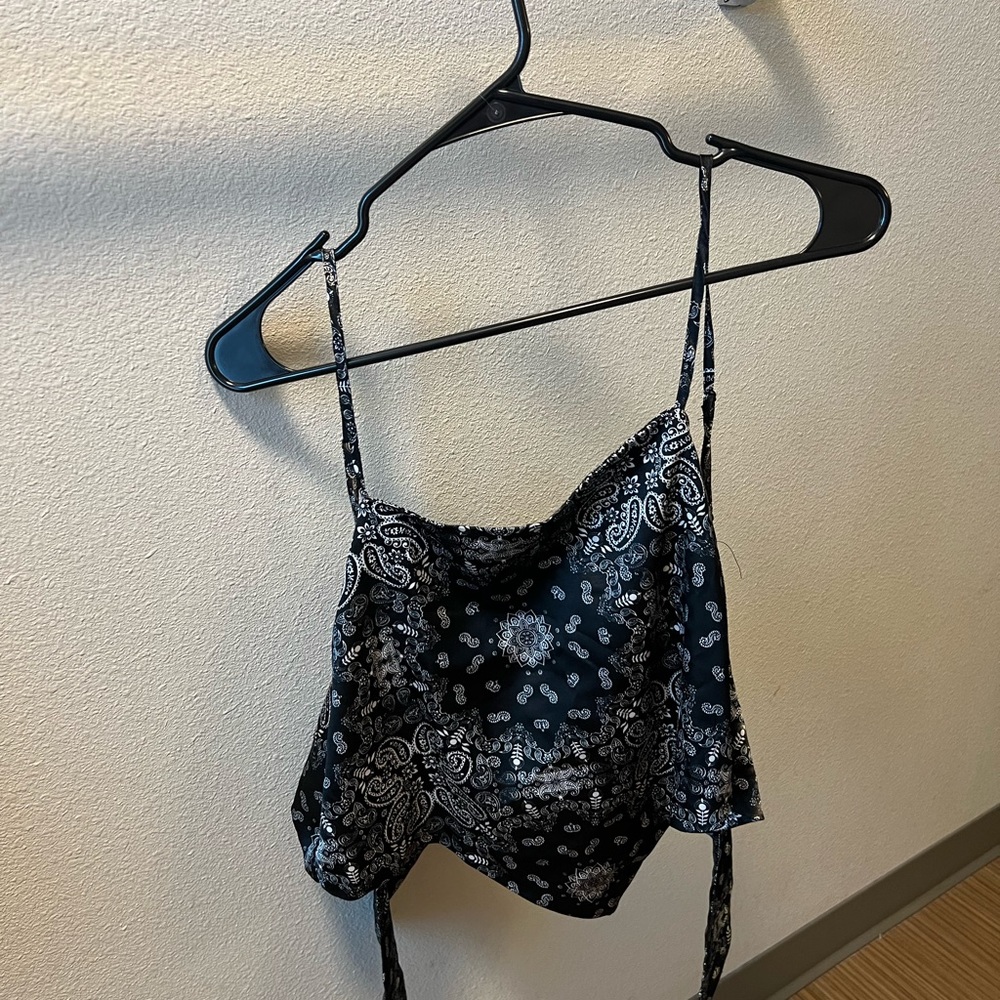 Tie back tank top